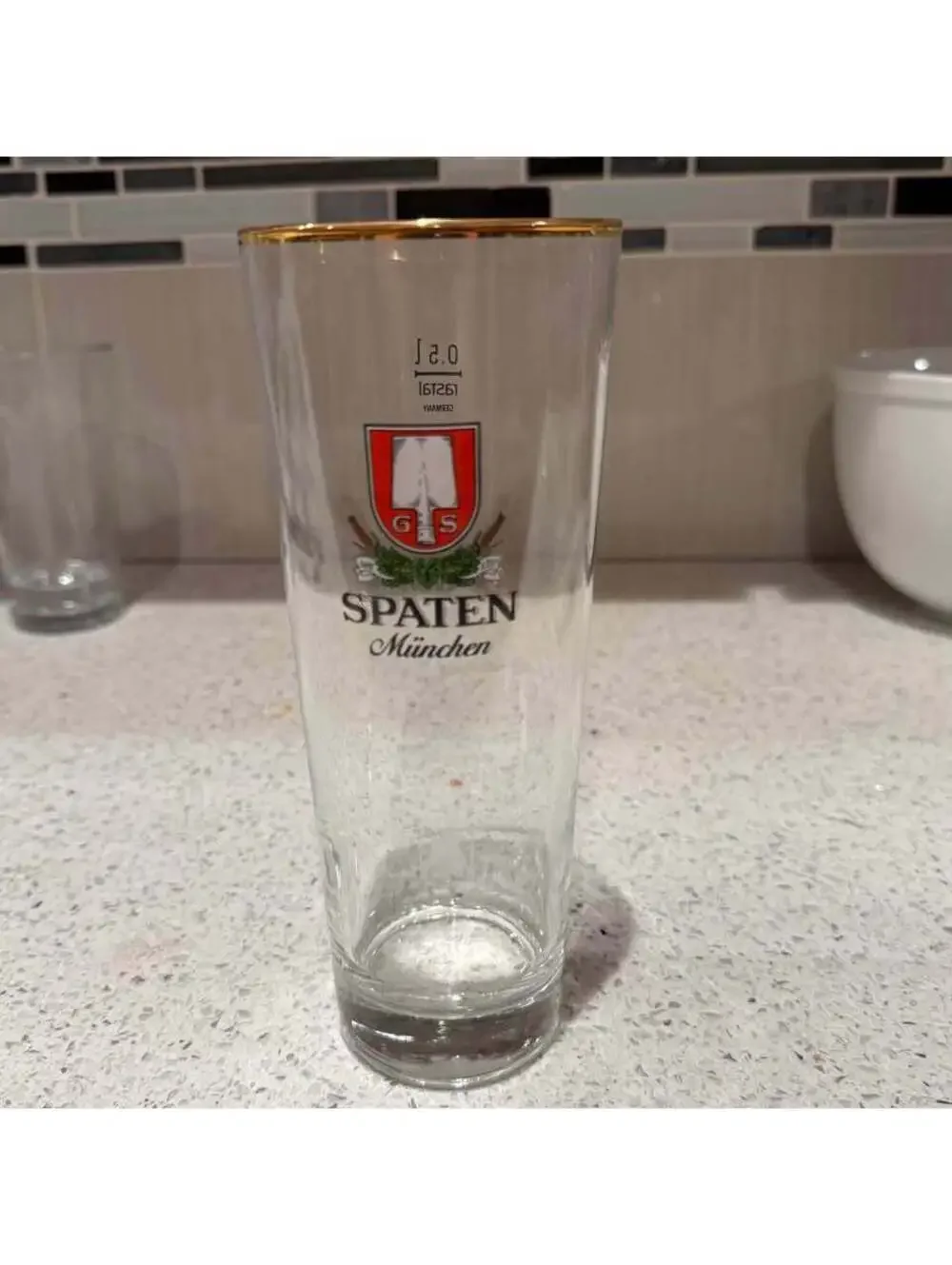 Spaten München German Beer Glass – 0.5L Rastal Germany